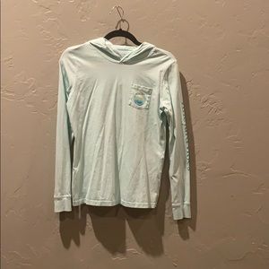 Long sleeve shirt with a hood